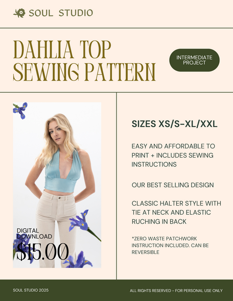 Dahlia Top Sewing Pattern