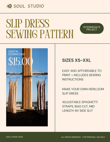 Slip Dress Sewing Pattern