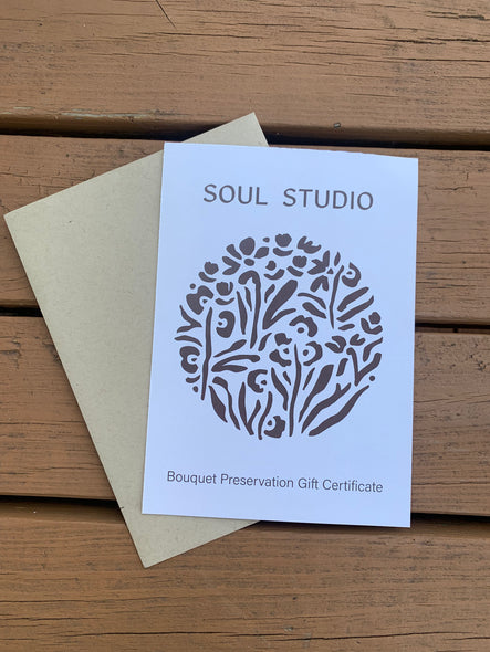 Bouquet Preservation Gift Card