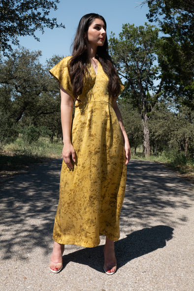 The Athena Dress: Chartreuse