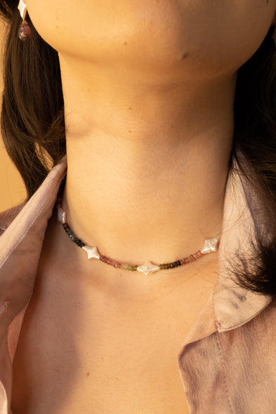 Tourmaline Dream Choker Necklace