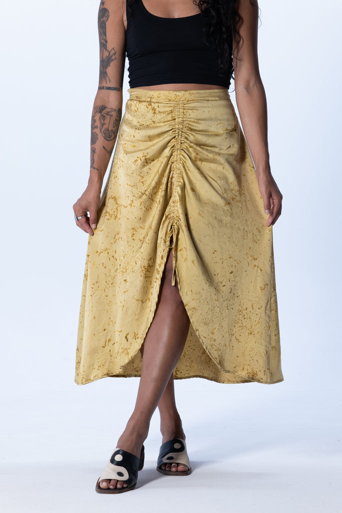 The Persephone Skirt: Chartreuse