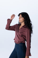 The Rhea Top: Mahogany