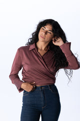 The Rhea Top: Mahogany