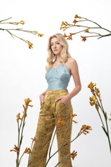 The Tie-Crop Top: Lagoon