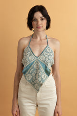 The Lena Top: Indigo (XS/S)