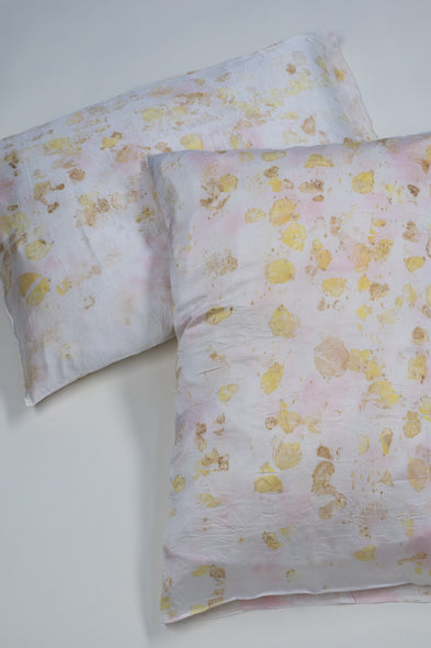 Silk Pillowcase Set: Pink Lemonade