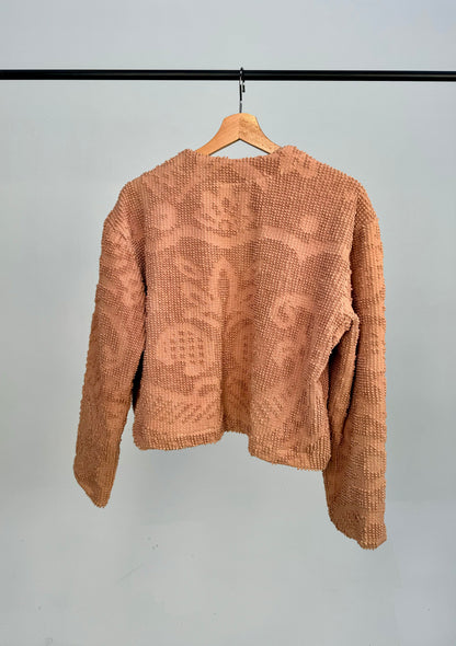 Upcycled Chenille Jacket #6 M/L