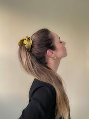 Rosette Scrunchie: Chartreuse