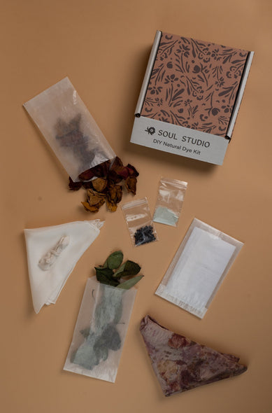 Natural Dye Kit: Bundle Dye Scarf