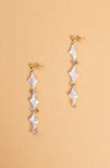 Starry Eyed Earrings: Herkimer Diamond